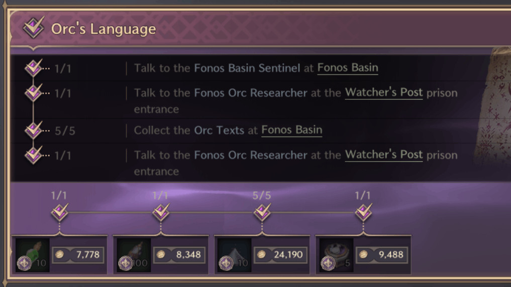 Orc's Language - Fonos Basin Exploration Codex - Throne and Liberty