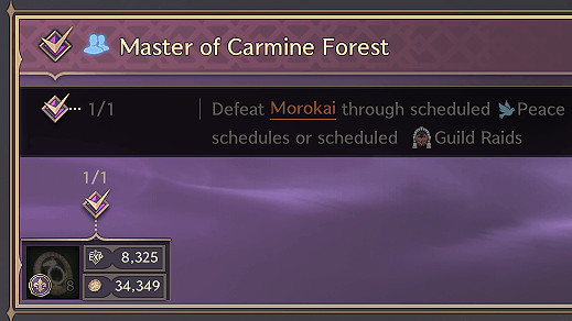 Master of Carmine Forest - Carmine Forest Exploration Codex - Throne and Liberty