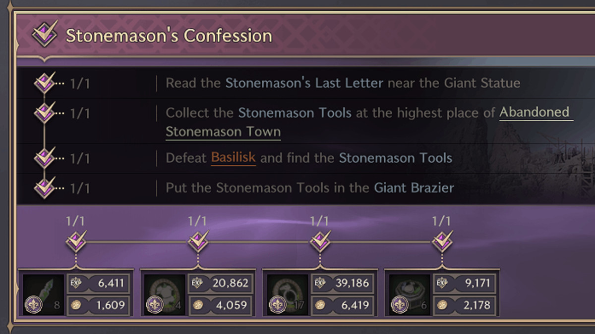 Stonemason's Confession - Abandoned Stonemason Town Exploration Codex - Throne and Liberty