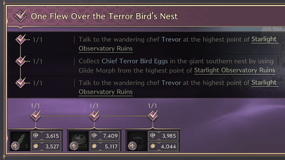 One Flew Over the Terror Bird's Nest Exploration Codex: Nesting Grounds - Throne and Liberty