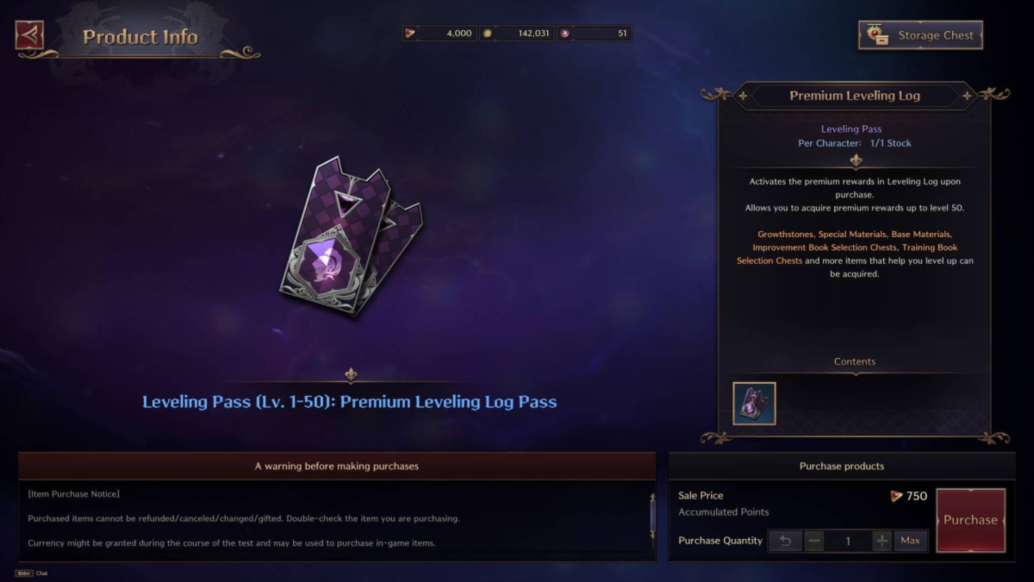 Leveling Log Pass in Throne &amp; Liberty