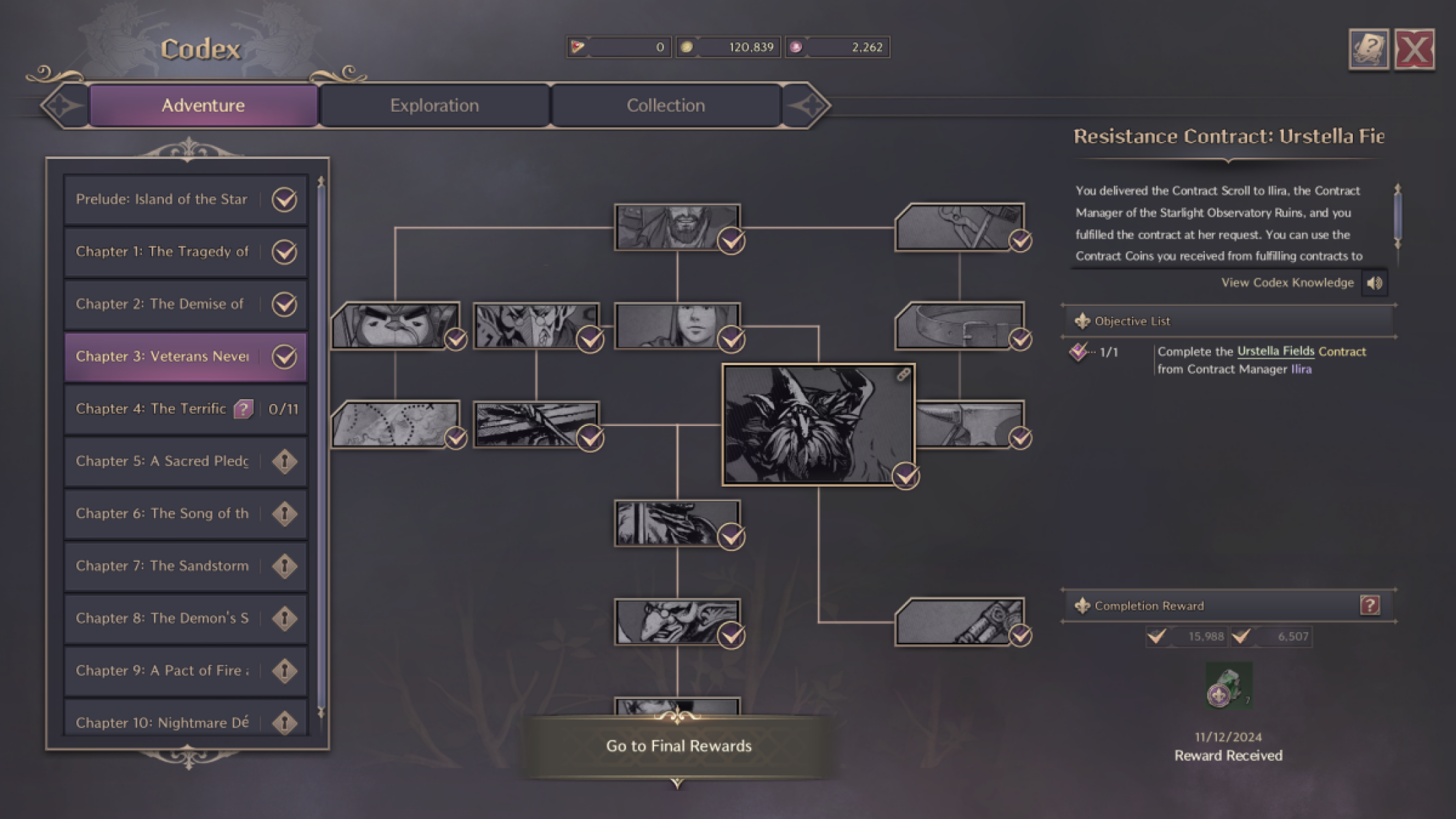 Adventure Codex Resistance Contract: Urstella Fields in Throne and Liberty