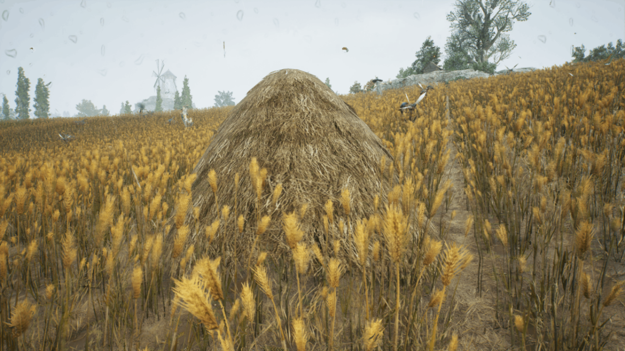 Pile of Straw - The Once-Peaceful Rye Fields - Golden Rye Pastures Exploration Codex - Throne and Liberty