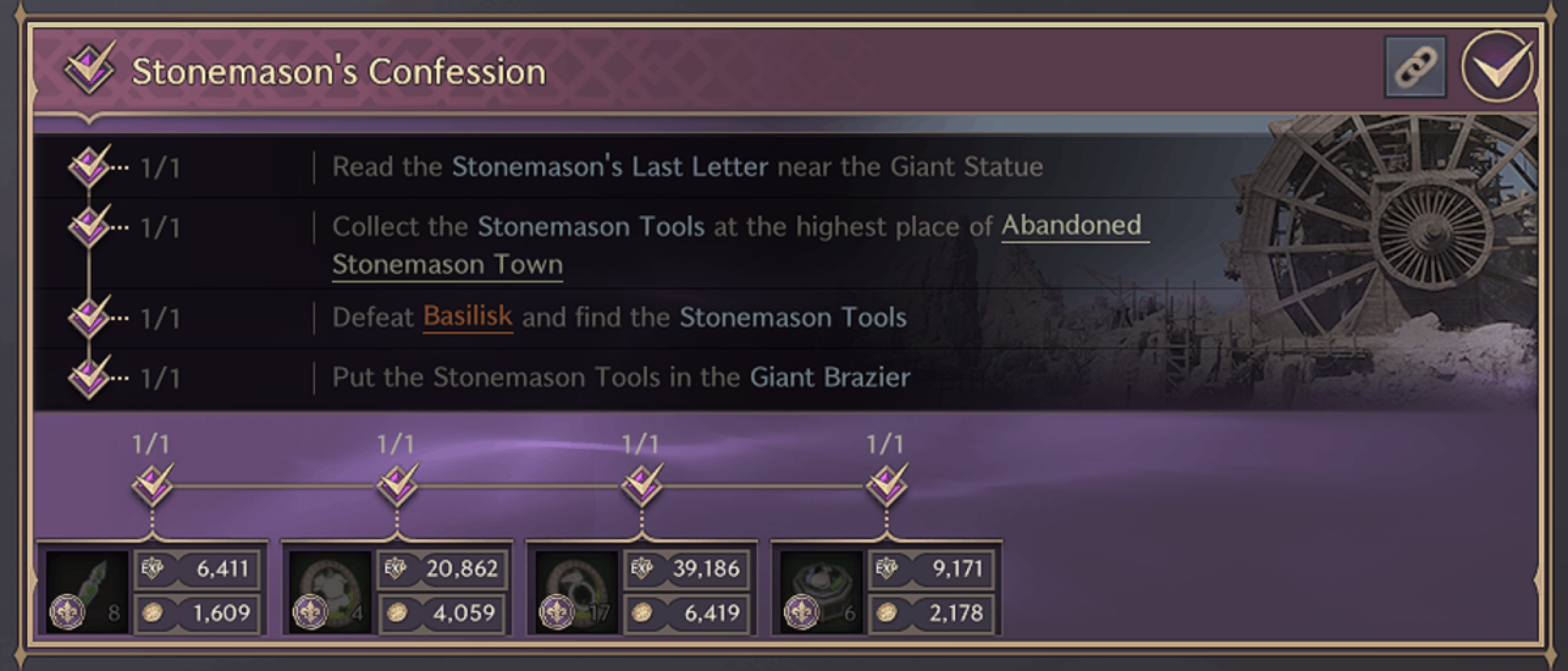 Stonemason's Confession - Abandoned Stonemason Town Exploration Codex - Throne and Liberty