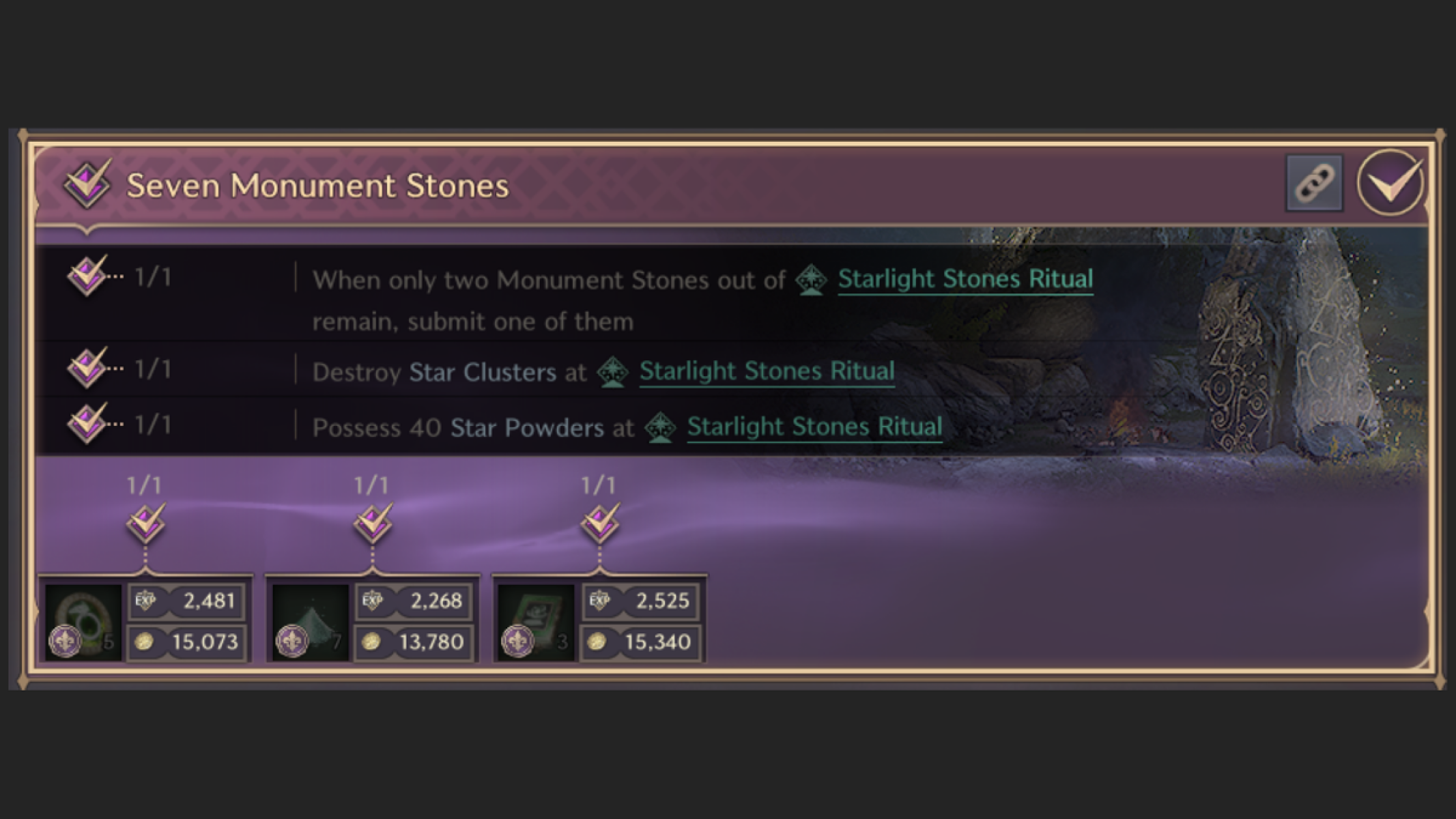 Seven Monument Stones - Urstella Fields Exploration Codex - Throne and Liberty