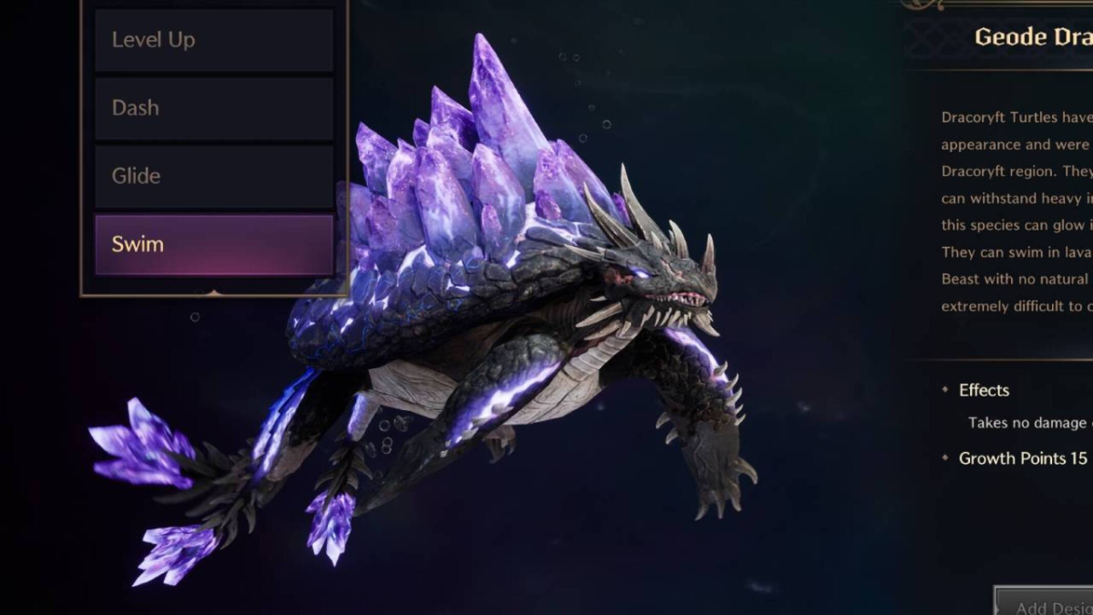 Geode Dracoryft Turtle Swim Morph in Throne &amp; Liberty