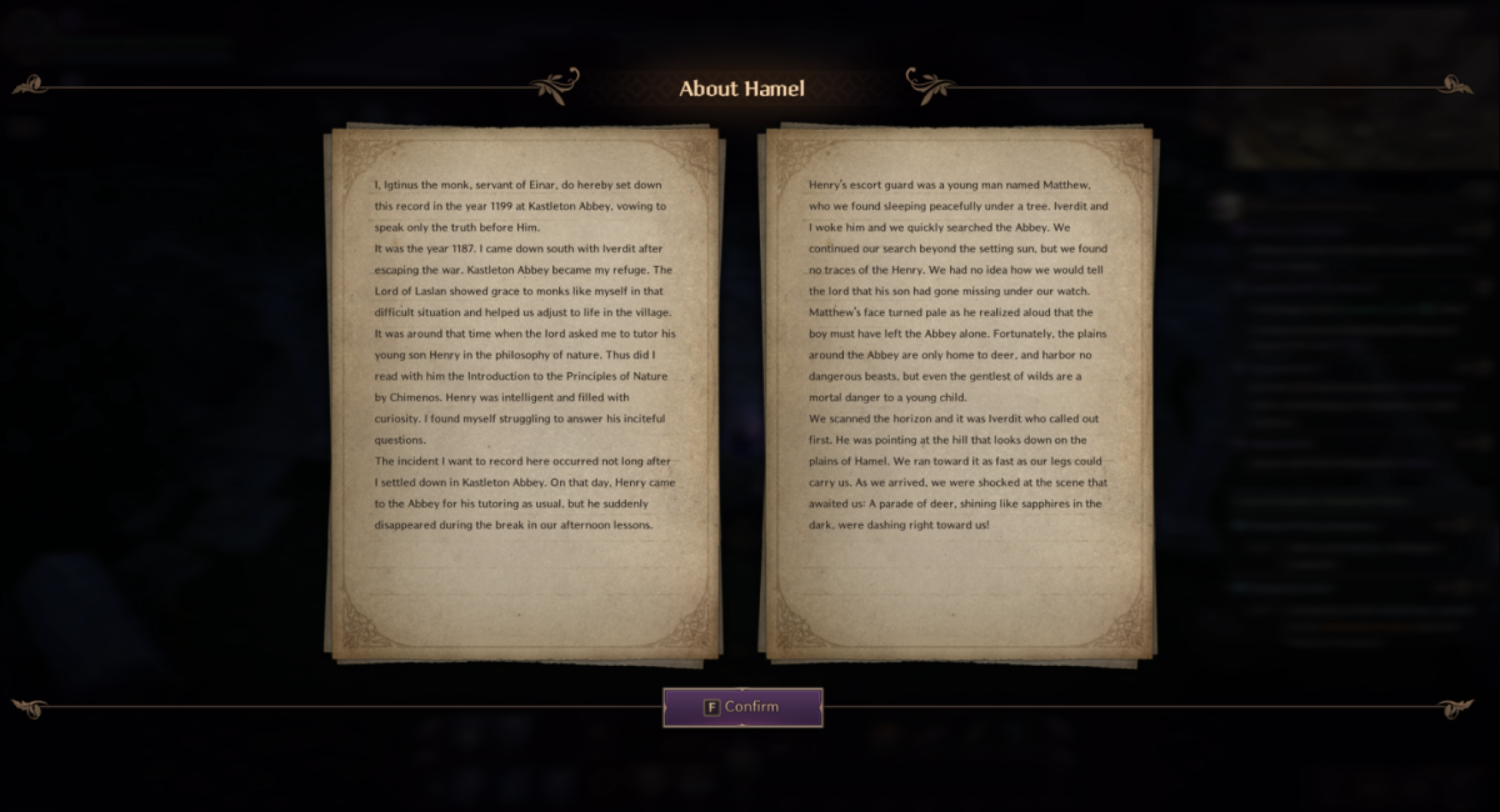 The first book about Hamel in Throne and Liberty