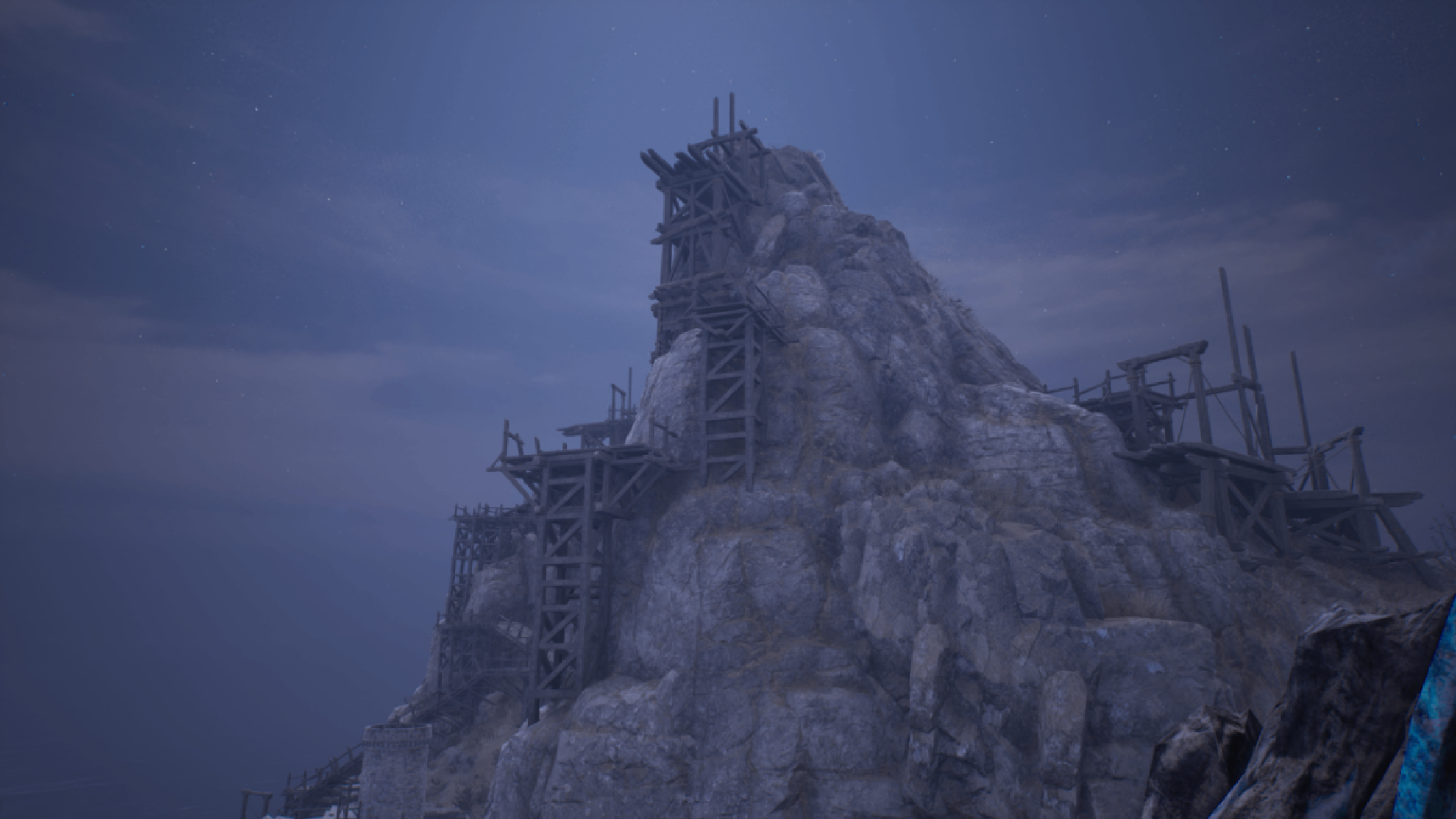 The highest point of the Abandoned Mine Ruins - Throne and Liberty