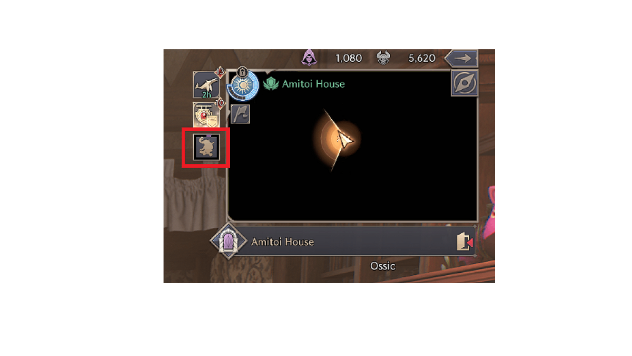 Later, you can also enter Amitoi House in Throne and Liberty, by clicking on the icon to the left of the minimap. This also shows the progress of the expedition.